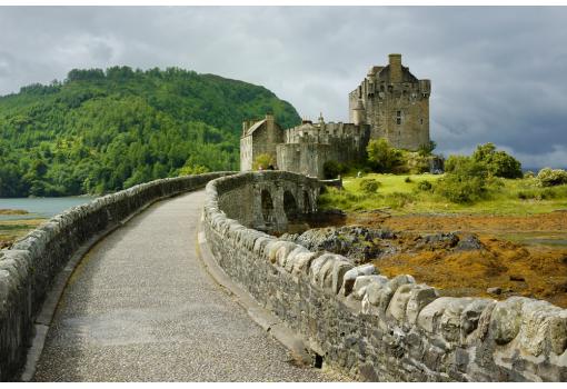Otra imagen del Castillo Eilean Donan, en los Highlands